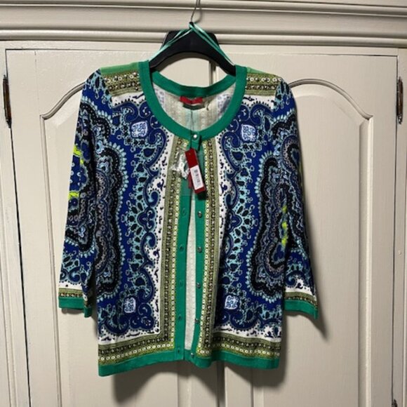 Red  Beautiful Cardigan Size S Multiples Colors NWT - Picture 1 of 4